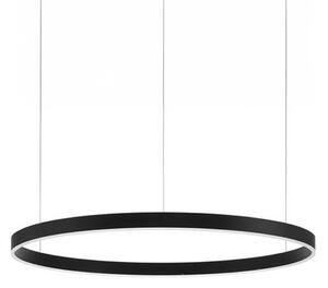 Nova Luce Motif LED kruhové závěsné svítidlo stmívatelné CCT Černá3000K TRIAC⌀120cm