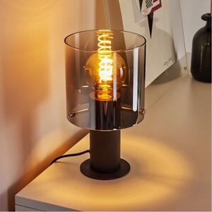 Brilliant 75547/23 Dekorativní stolní lampa PETJE jantarové sklo