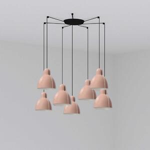 Faro Venice E27 závěsné keramické svítidlo Růžová200mm7