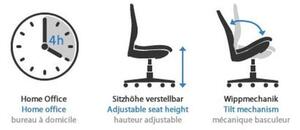Hjh OFFICE Kancelářská / Herní židle Game Sport (červená/černá) (100328580005)