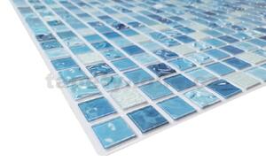 Obkladové panely 3D PVC TP10027828, cena za kus, rozměr 955 x 480 mm, mozaika Azure, GRACE