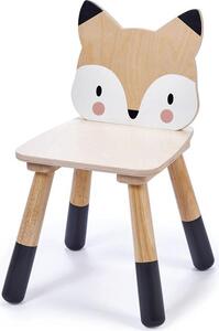 Tender Leaf Toys Forest Fox Chair, Židle, Bílá, Dřevo, Překližka, 3 rok/roky, 32 cm, 30 cm