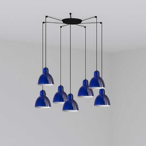 Faro Venice E27 závěsné keramické svítidlo Modrá160mm7
