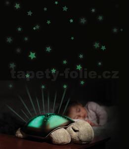 Dětská lampička s projektorem CLTT-7323-ZZ, želva hnědá - 3 barvy, 45min., 8 typů projekce, IMPOL TRADE