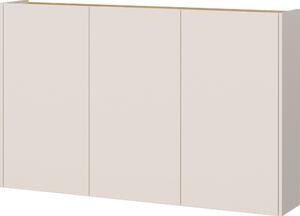 Krémová skříňka v dekoru dubu 138x87x25 cm Libbiano – Germania