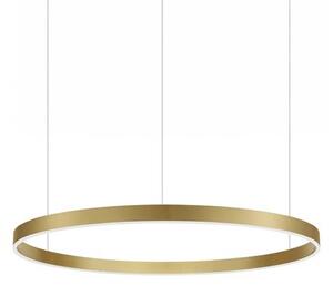 Nova Luce Motif LED kruhové závěsné svítidlo stmívatelné CCT Zlatá3000K TRIAC⌀120cm