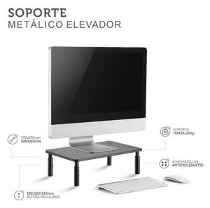 Podstavec pod monitor Holmios, 37x23cm, výška 10-14cm, nosnost 20kg, 10 let záruka