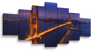 Obraz - Golden Gate Bridge (210x100 cm)