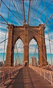 Vliesové fototapety, rozměr 150 cm x 250 cm, Brooklyn Bridge, DIMEX MS-2-0005