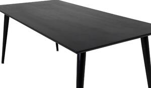 Jídelní stůl Dipp, černý, 90x180