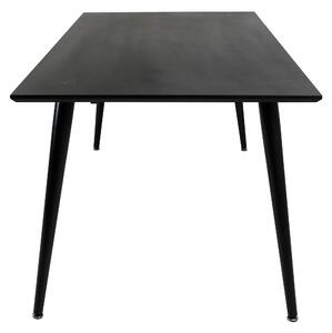Jídelní stůl Dipp, černý, 90x180