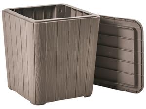 Úložný box SARANDI 40 cm 40 cm Taupe