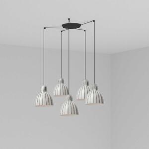 Faro Venice E27 závěsné keramické svítidlo Pruhovaná200mm5