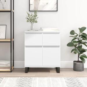 Komoda bílá, rozměry 60x35x70 cm, materiál: dřevotříska, nohy z kovu. Moderní design s velkým úložným prostorem. Robustní a odolná. Vhodná do kuchyně, chodby, obývacího pokoje, ložnice, balkonu