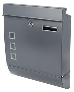 LIVARNO home Nerezová poštovní schránka (šedá) (100330030002)