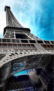 Vliesové fototapety, rozměr 150 cm x 250 cm, Eiffelova věž, DIMEX MS-2-0026