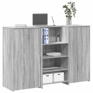 Recepční stůl hnědý dub 155x50x103,5 cm kompozitní dřevo 3324201