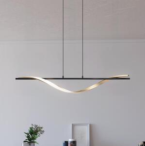 Eglo 902135-LED Lus. na lanku CONAPRATO LED/20W/230V 2700/4000/6500K černá/zlatá