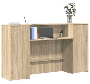 Recepční stůl dub sonoma 180x50x103,5 cm kompozitní dřevo 3324207