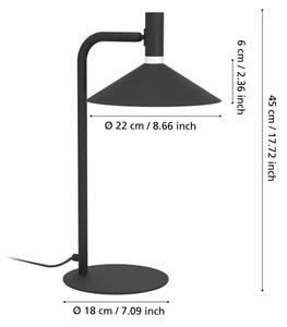 Eglo 902185 - LED RGBW Stm. stolní lampa CONOMAVILLA-Z LED/7,5W/230V černá