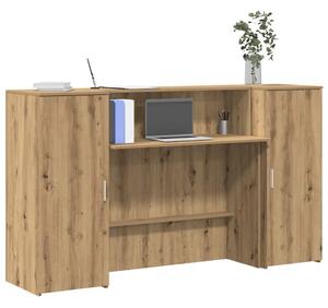 Recepční stůl dub artisan 180x50x103,5 cm kompozitní dřevo 3324213