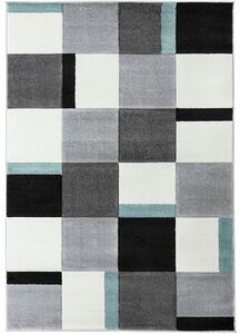 Breno Kusový koberec ALORA A1025 Blue, 120x170 cm, Vícebarevné/Šedá