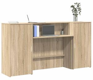 Recepční stůl dub sonoma 200x50x103,5 cm kompozitní dřevo 3324216