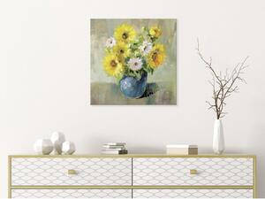 OBRAZ NA PLÁTNĚ, zátiší, květiny, 55/55 cm Euroart - Obrazy na plátně