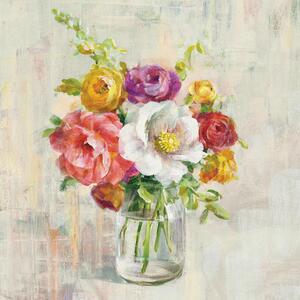 OBRAZ NA PLÁTNĚ, květiny, 55/55/3 cm Euroart - Obrazy na plátně