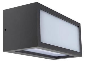 IMPR 731227 Deko-Light venkovní nástěnné přisazené svítidlo Rilongo offen Up and Down, 1x max. 15 W E27, tmavěšedá - DEKOLIGHT