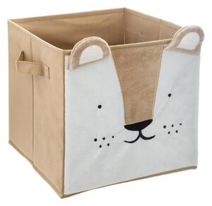 Úložný box Lion, 29x29x29 cm, hnědá BX