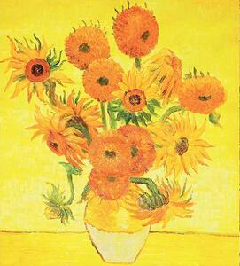 Vliesové fototapety, rozměr 225 cm x 250 cm, slunečnice - Vincent Van Gogh, DIMEX MS-3-0252