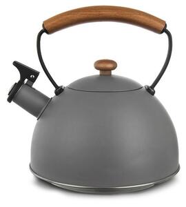 Nerezová pískací konvice WOODEN, 2,9 l
