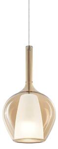 Ideal lux Kalique E27 závěsné svítidlo Ø180mmSP1Jantarová