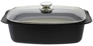 Elo 90932 Basic Pekáč se skleněnou poklicí Quatrorondo 40 x 22 cm