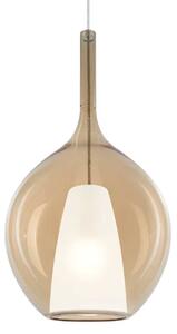 Ideal lux Kalique E27 závěsné svítidlo Ø280mmSP2Jantarová