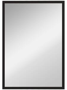 HOMCOM Obdélníkové Zrcadlo - Koupelnové Zrcadlo 50x70 cm - Dekorativní Nástěnné Zrcadlo pro Obývací Pokoj, Předsíň, Chodbu | Aosom