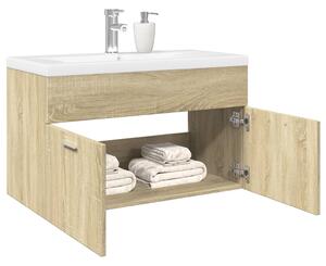 Koupelnová skříňka se zápustným umyvadlem dub sonoma 3324984