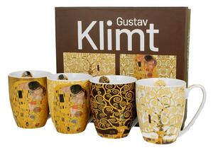 Porcelánový hrnek Klimt 350 ml sada 4ks