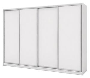 Skříň s posuvnými dveřmi 3000x2200x600 4LTD nymphaea alba, profil stříbrný