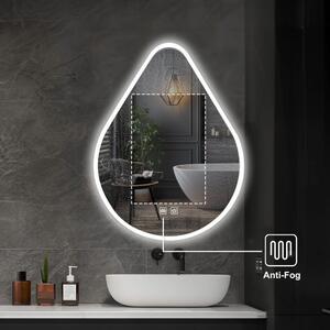 IREDA Koupelnové zrcadlo s LED osvětlením, 100 x 60 cm