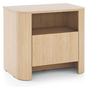 Noční stolek Sorrenti 58 cm – dub Vicenza