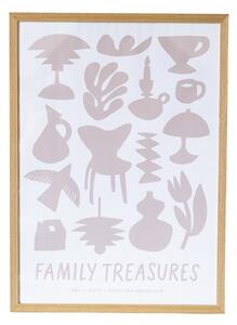 Plakát Family Treasures Beige / Cream 50 x 70 cm