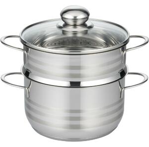 Elo 22718 Basic Napařovací hrnec nerezový Brillant 18 cm, 1,6/2,4 l, 18 cm
