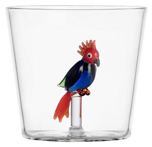 Ichendorf Milano designové sklenice na vodu Talking Trees Tumbler Red/Blue Cockatoo
