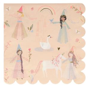 Papírové ubrousky v sadě 16 ks Princess – Meri Meri