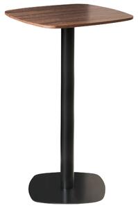 Barový stůl MORELLA Černá/Tmavě hnědá 60 cm 60 cm