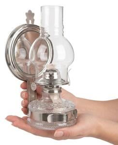 Brilagi - Petrolejová lampa se zrcadlem MERLIN lesklý chrom