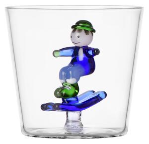 Ichendorf Milano designové sklenice na vodu Snow Games Tumbler Kid And Skiing