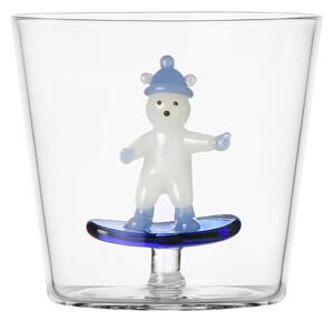 Ichendorf Milano designové sklenice na vodu Snow Games Tumbler Bear And Snowboarding